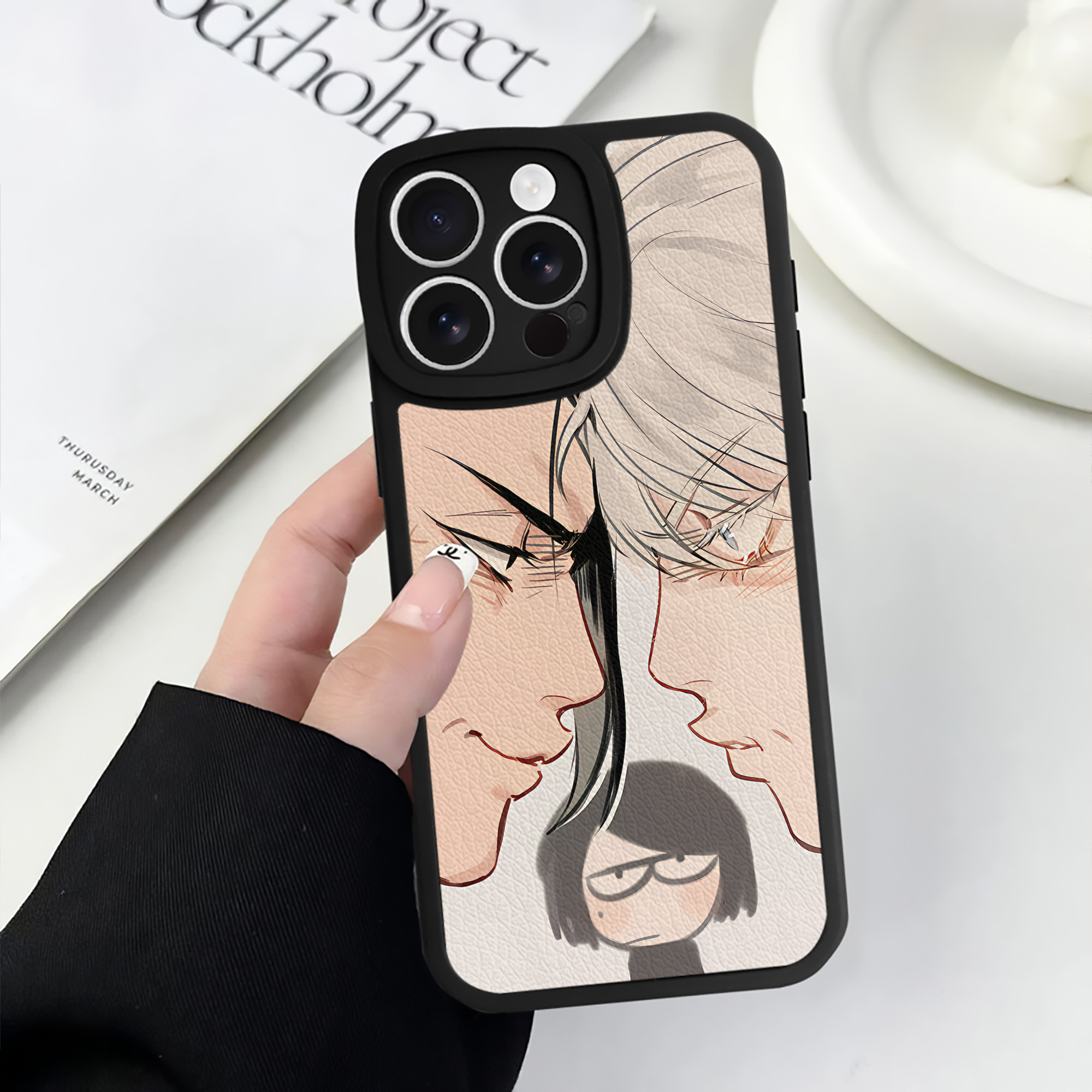 （画像用） SPY×FAMILY间谍家家酒 【iPhone 16シリーズ対応】シリコンスマホケース（レザー調） 材質：シリコン